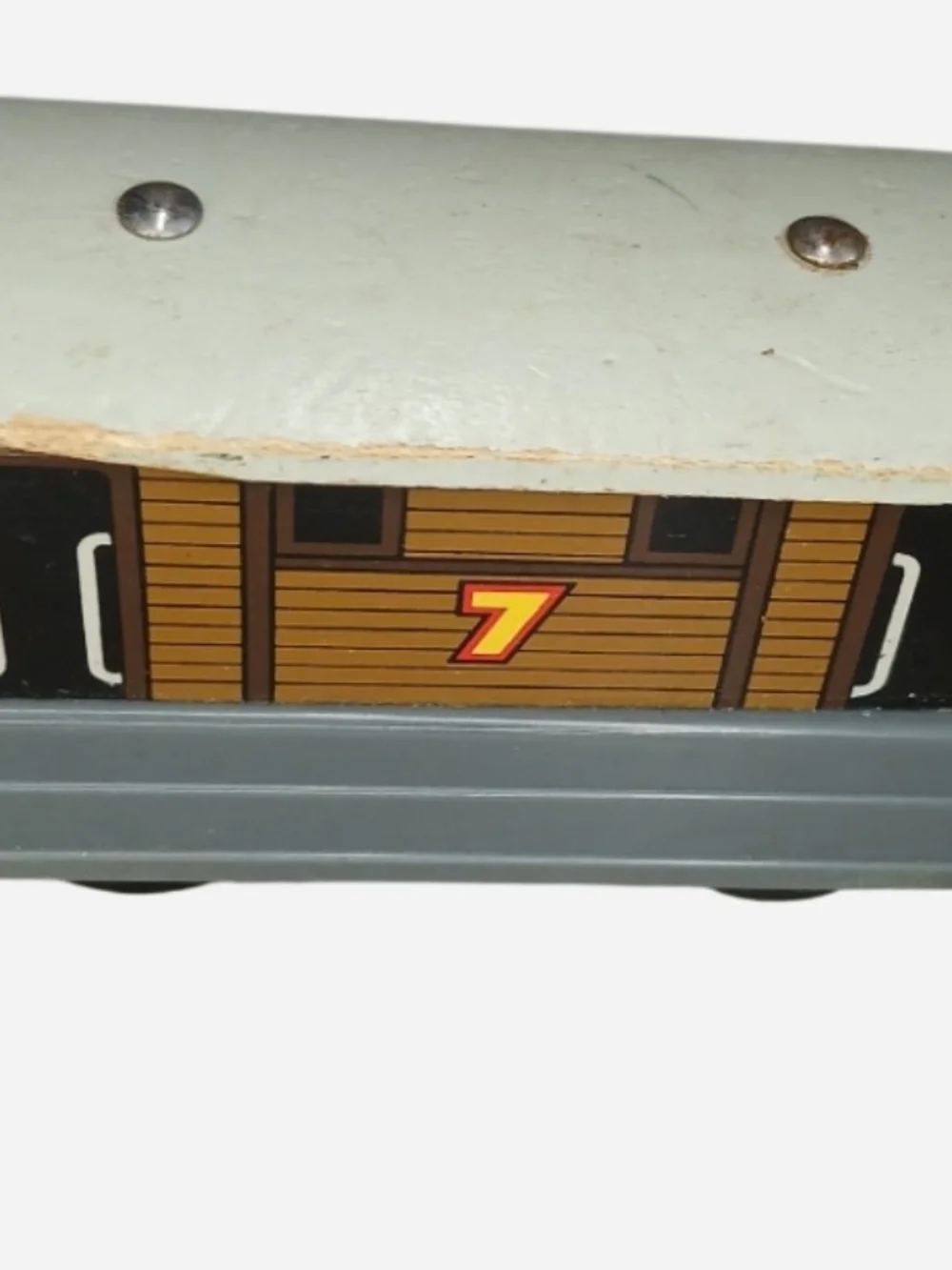 Learning Curve Thomas Wooden Railway Toby The Tram Engine 2003 Wood Train Car 7
